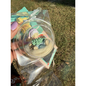 Precious Moments Ornament 1995 Baby's First Christmas Girl Glass Ball 111058 Vtg